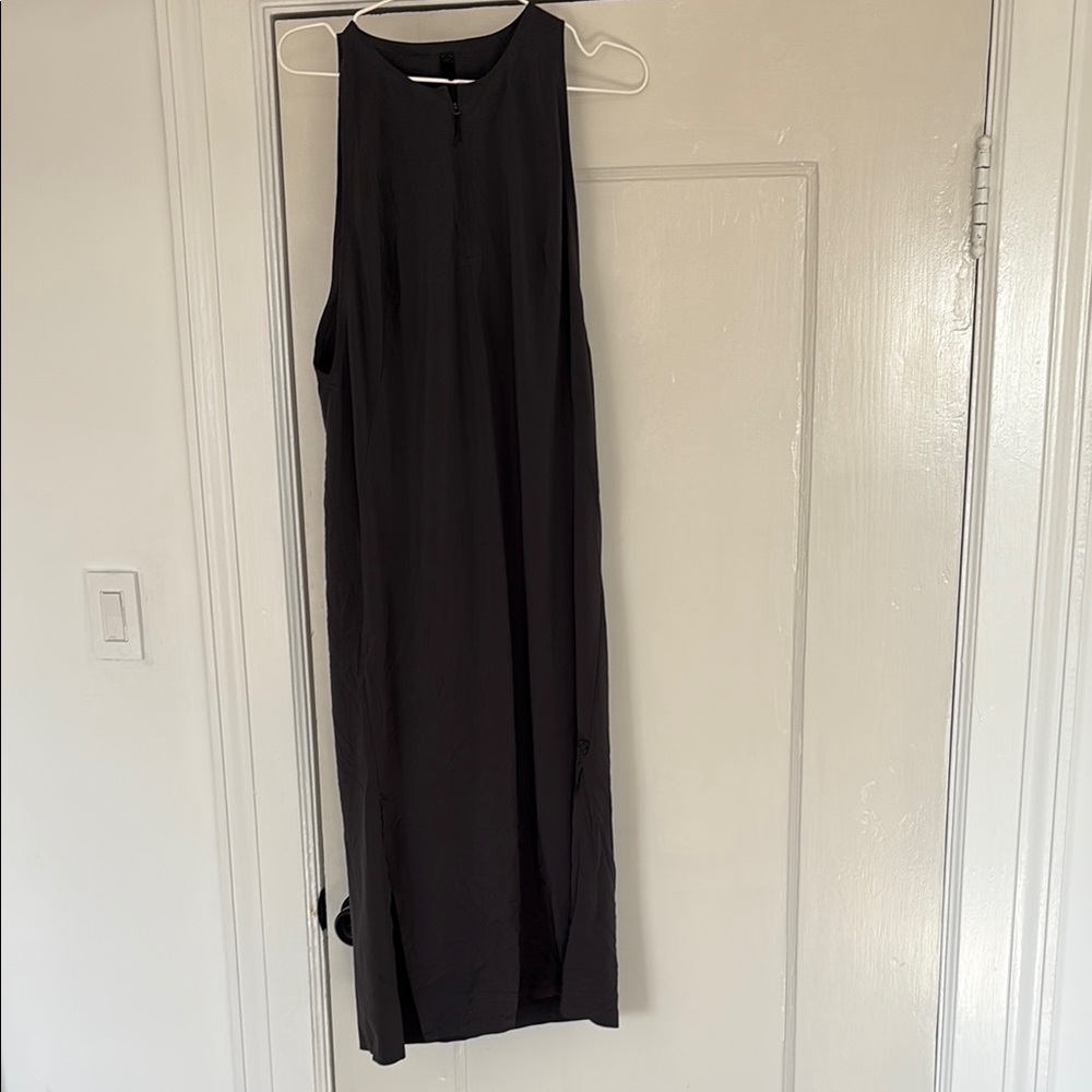 Lululemon Athletica Black Sheath Midi Dress
